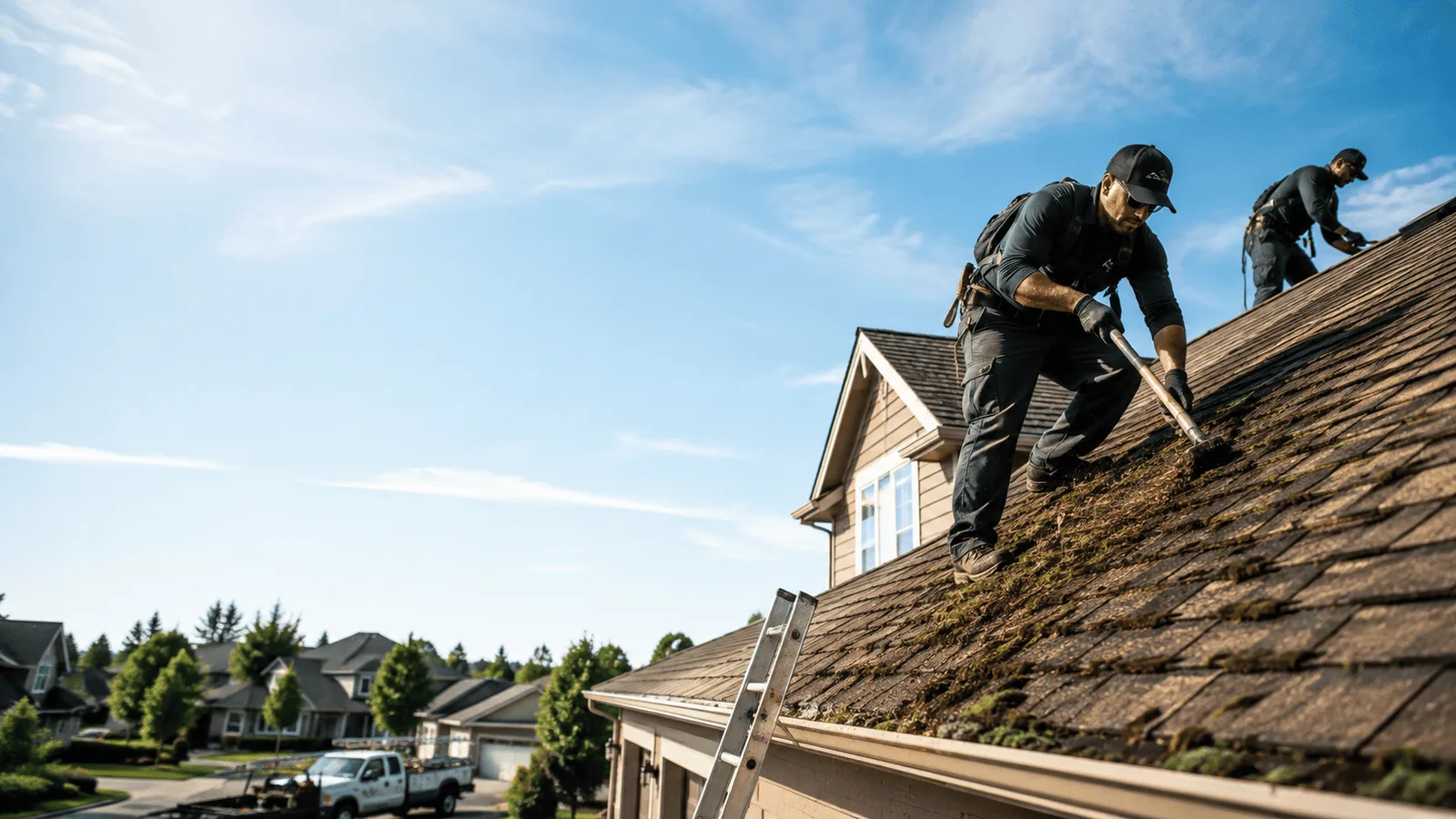 Roof Moss Removal in Bone Gap, IL near me
